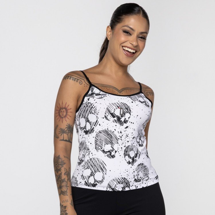 Blusa Alcinha Skull