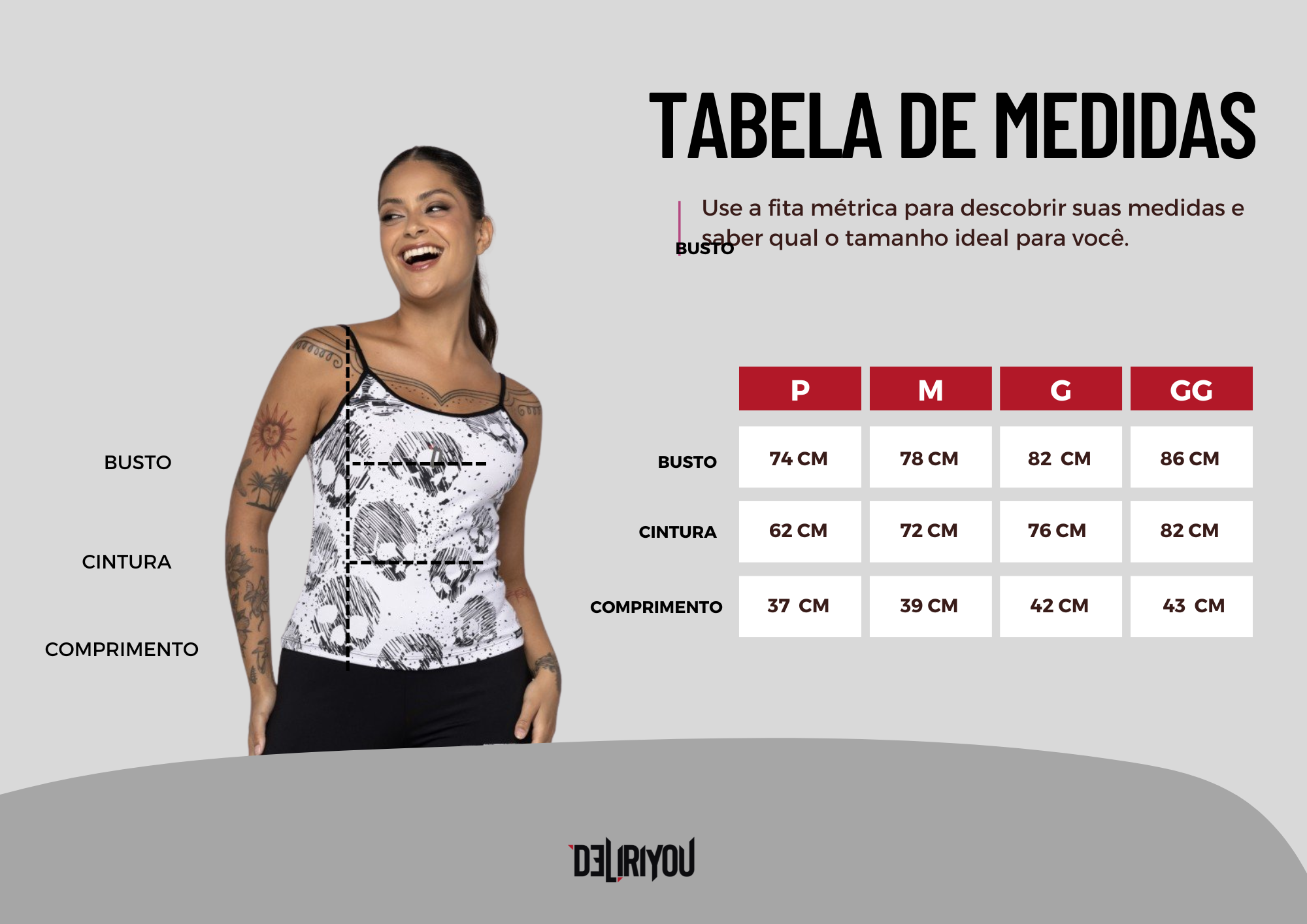 Tabela de medidas