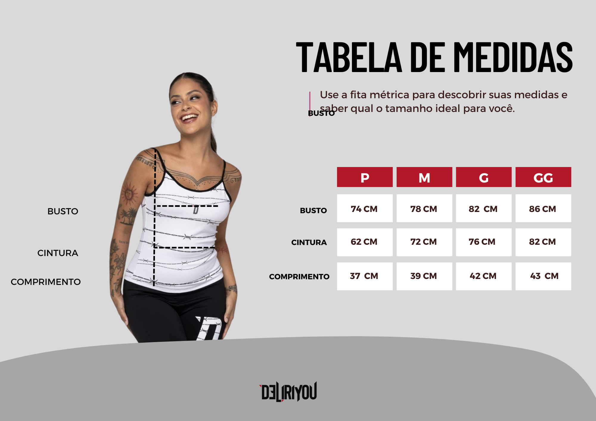 Tabela de medidas
