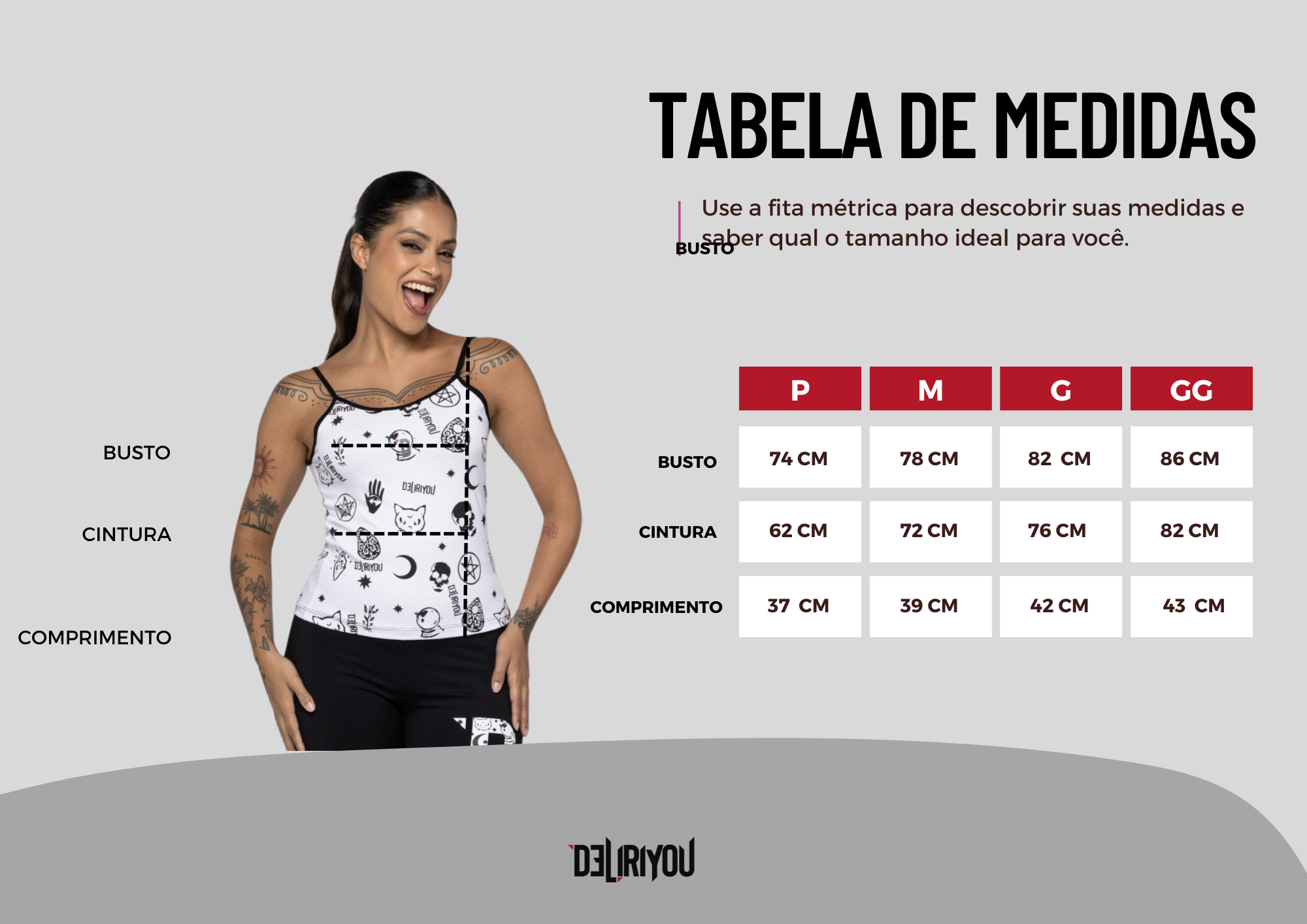 Tabela de medidas