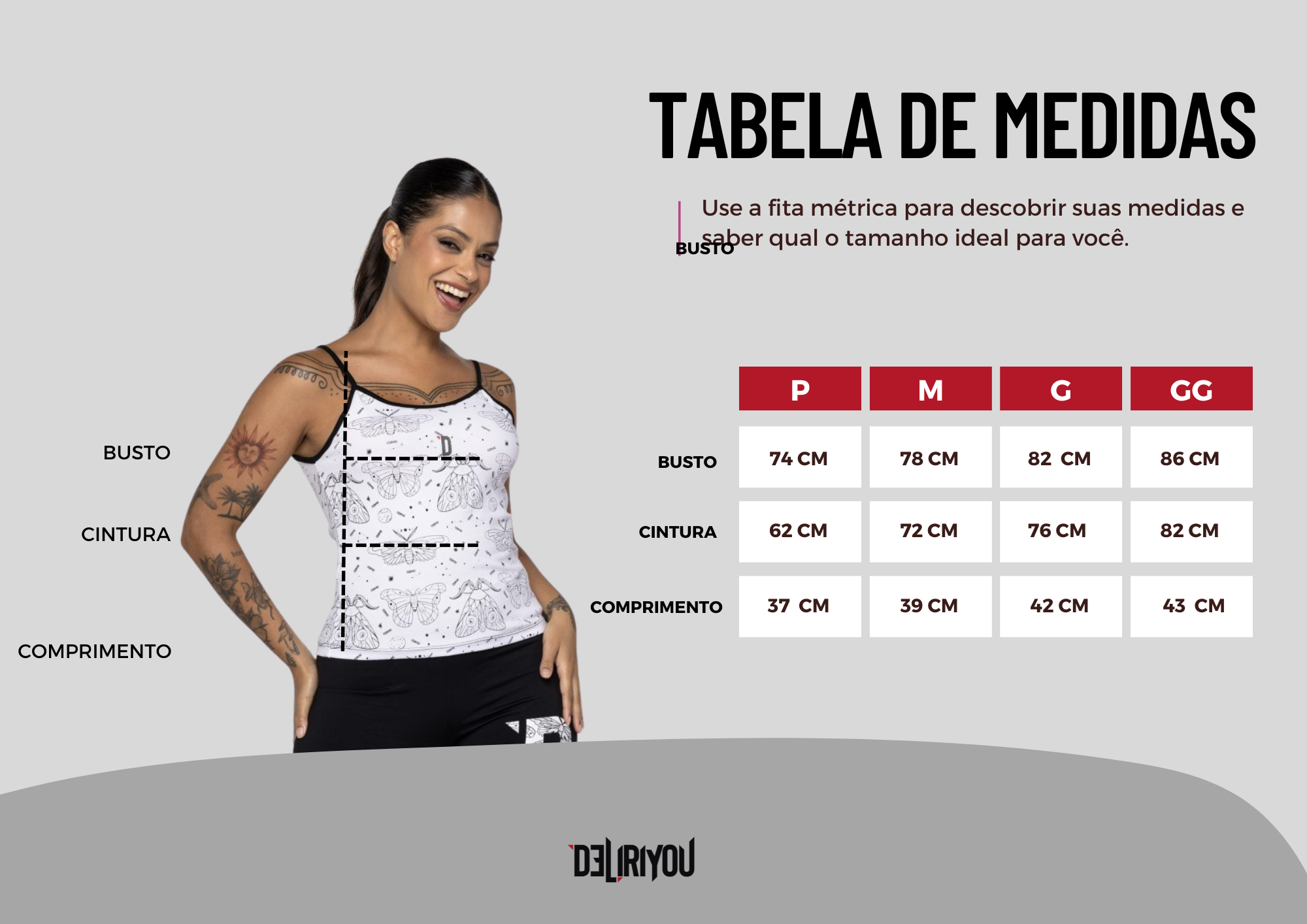 Tabela de medidas