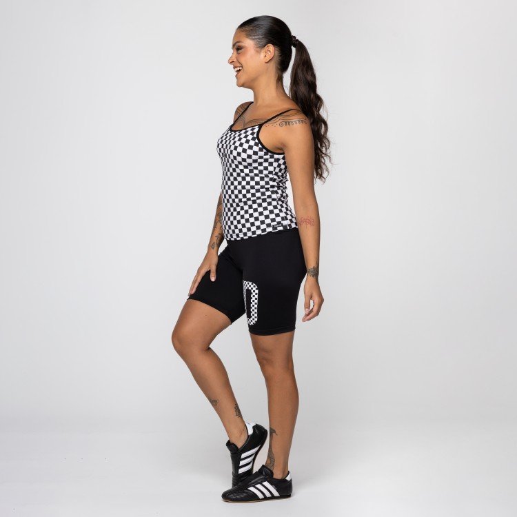 Blusa Alcinha Checkerboard