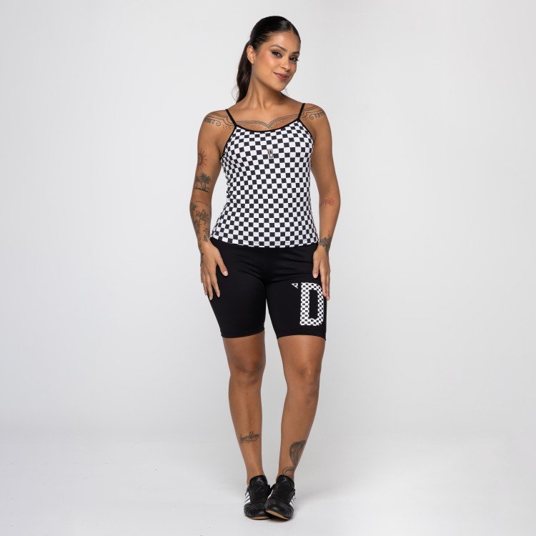 Blusa Alcinha Checkerboard