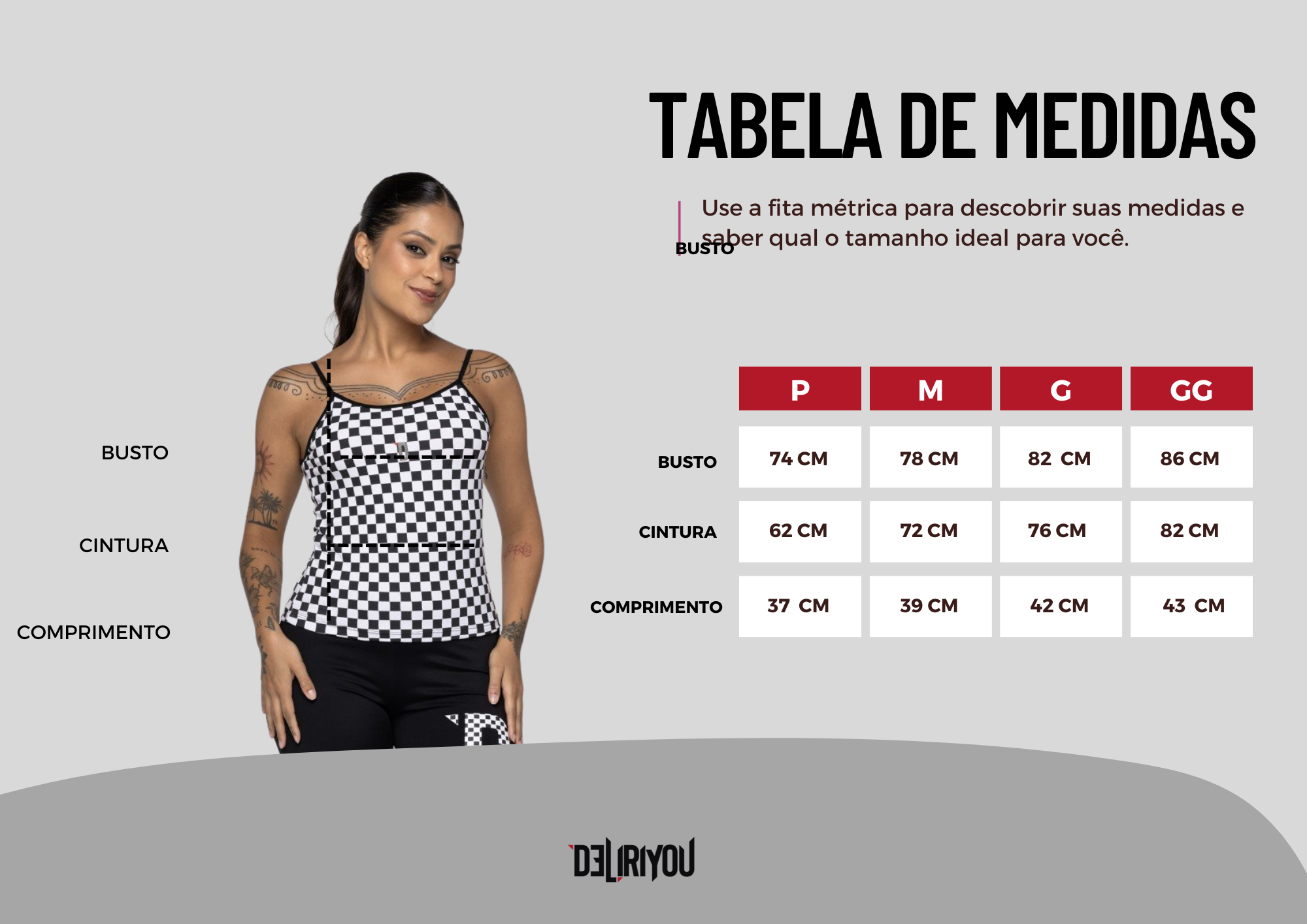 Tabela de medidas