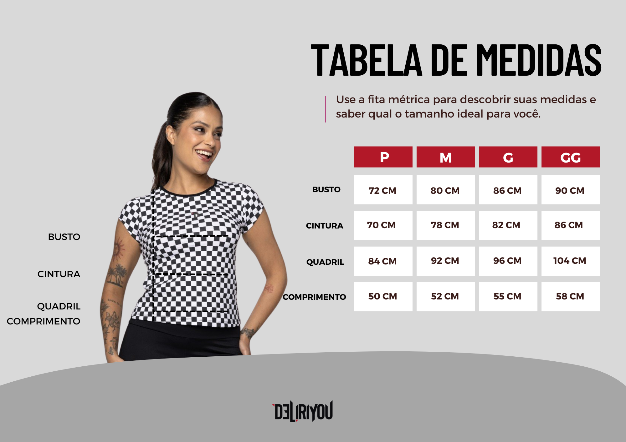 Tabela de medidas