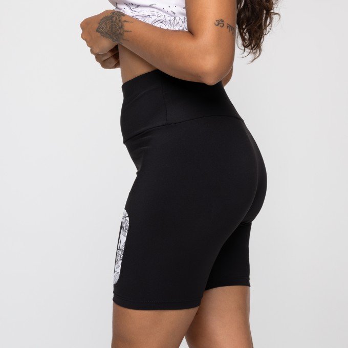 Biker Short Black D Cute Insets