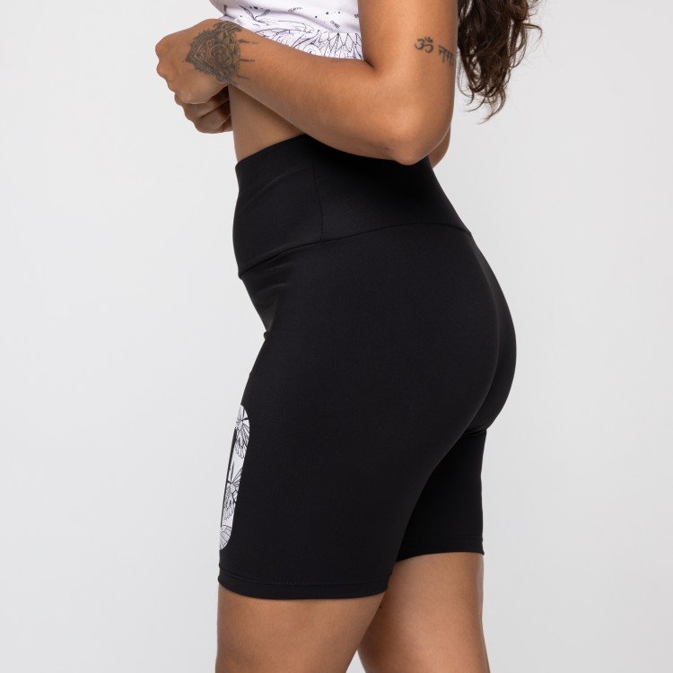 Biker Short Black D Cute Insets