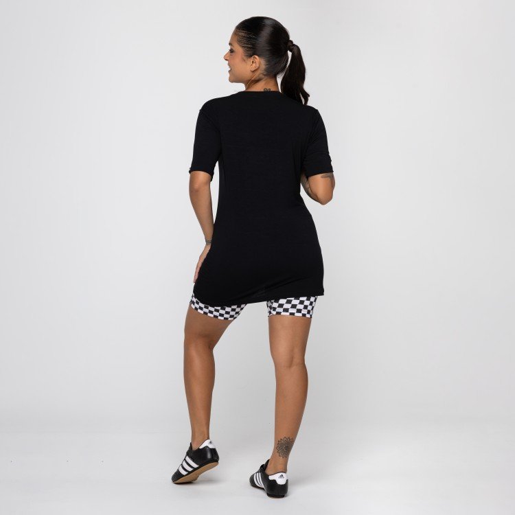 Camiseta D Oversized Checkerboard