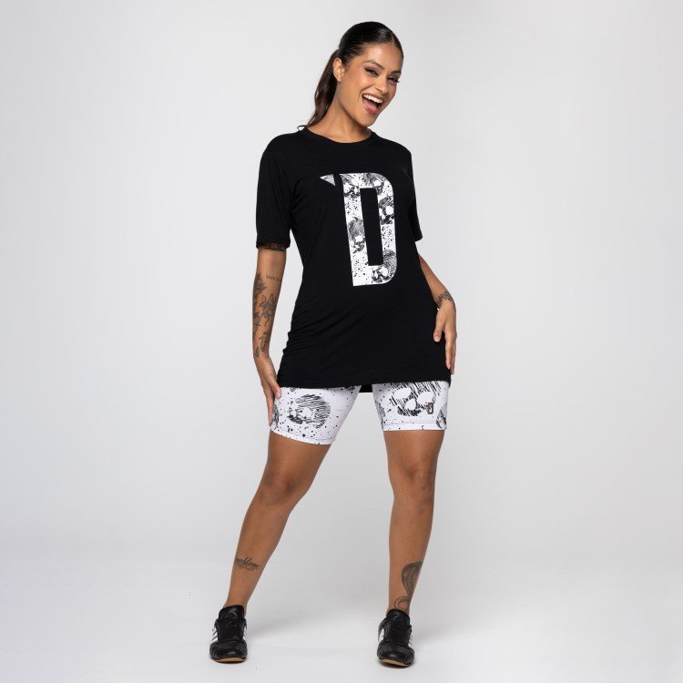 Camiseta D Oversized Skull