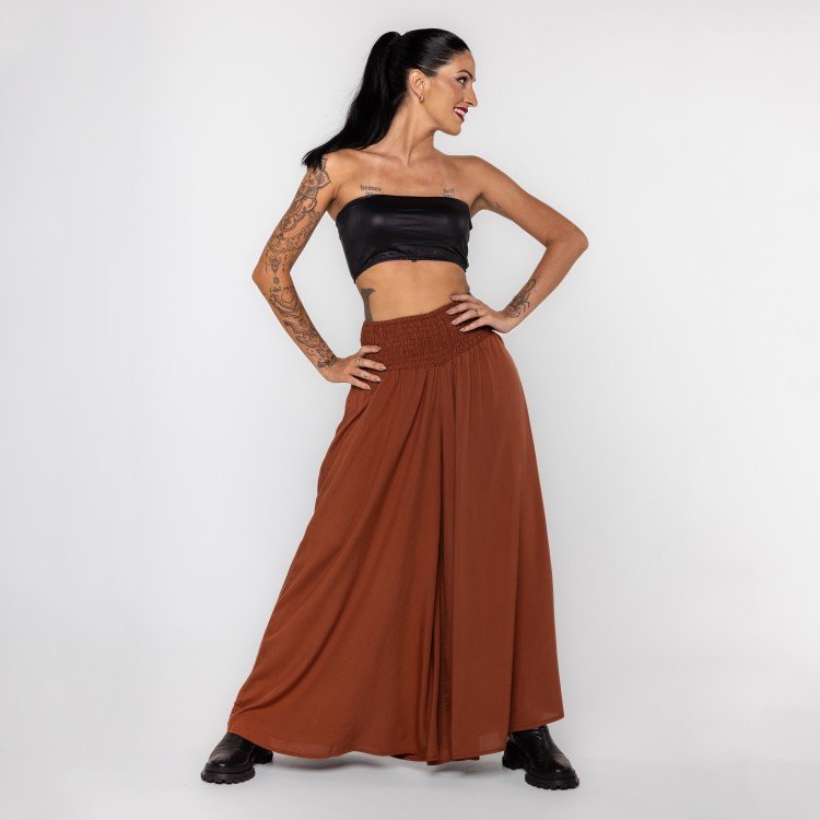 Calça Pantalona Brown