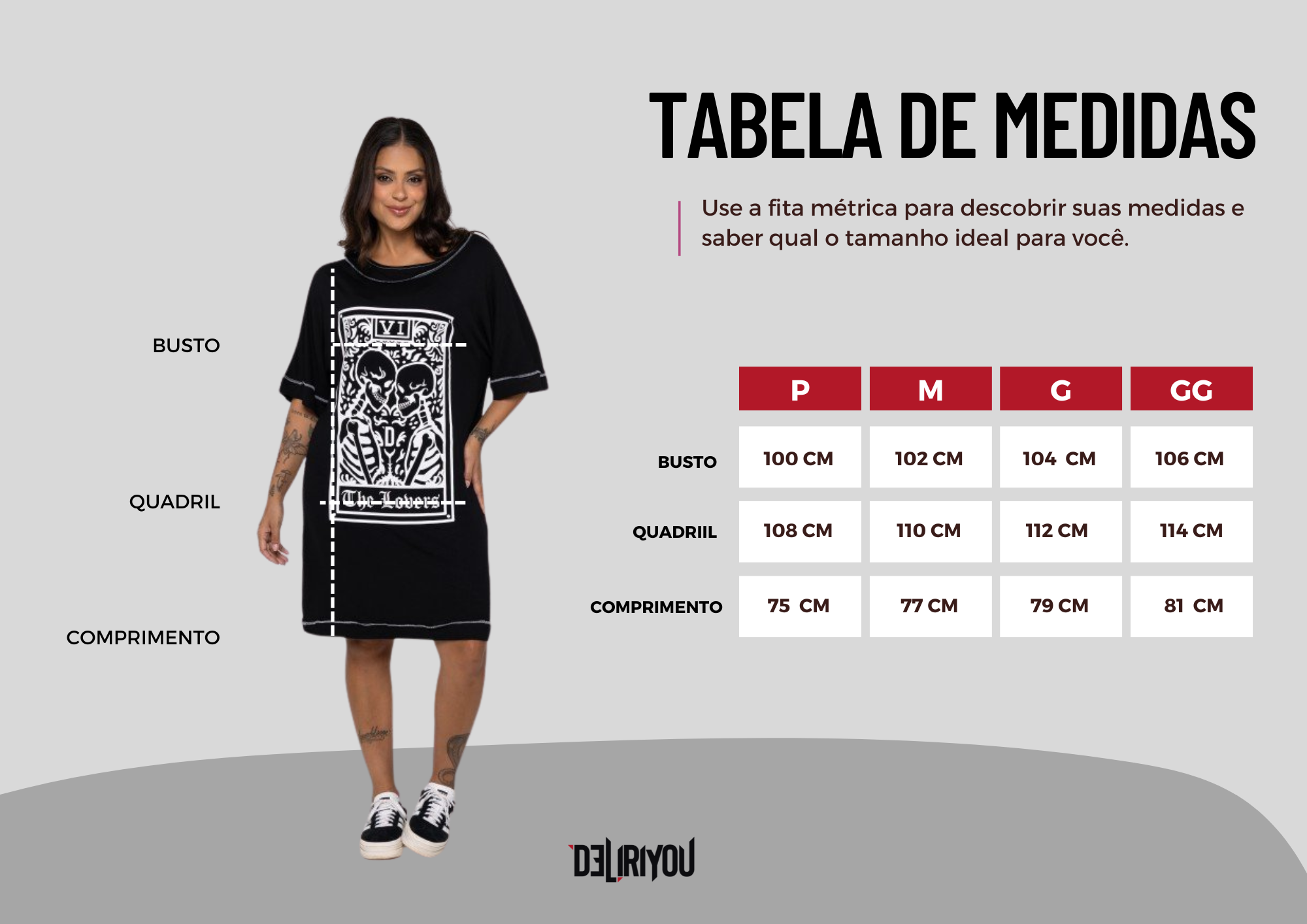 Tabela de medidas