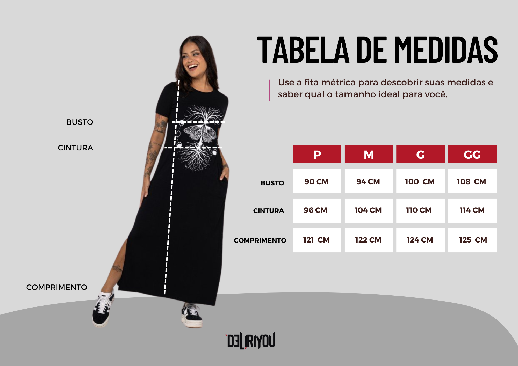Tabela de medidas