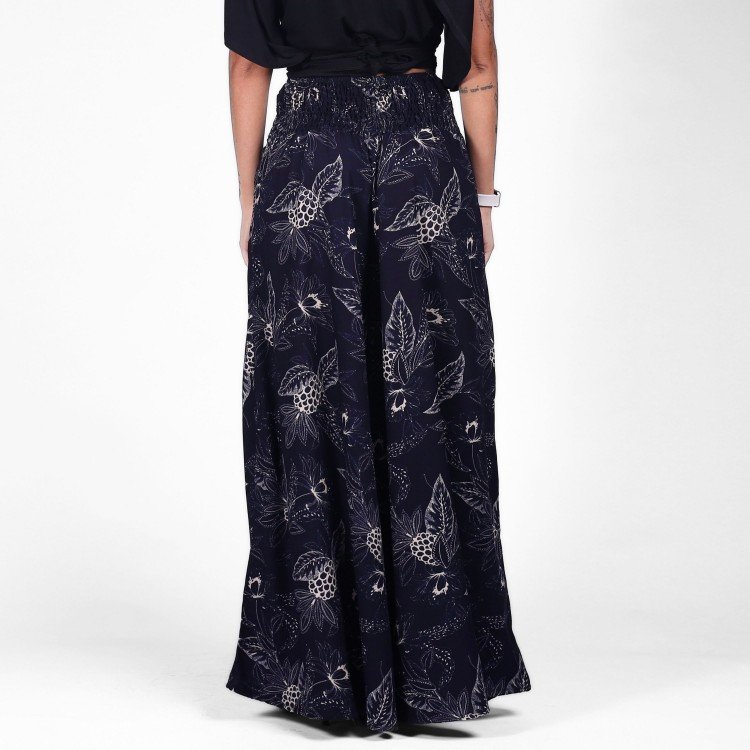 Calça Pantalona Azul Lunar Botanics