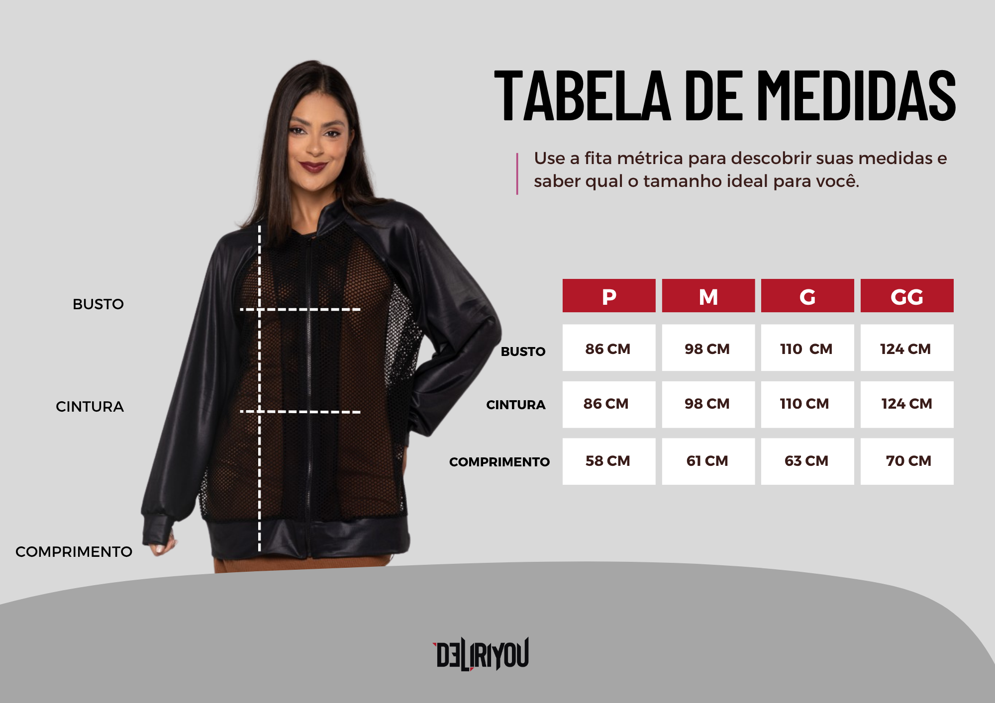 Tabela de medidas