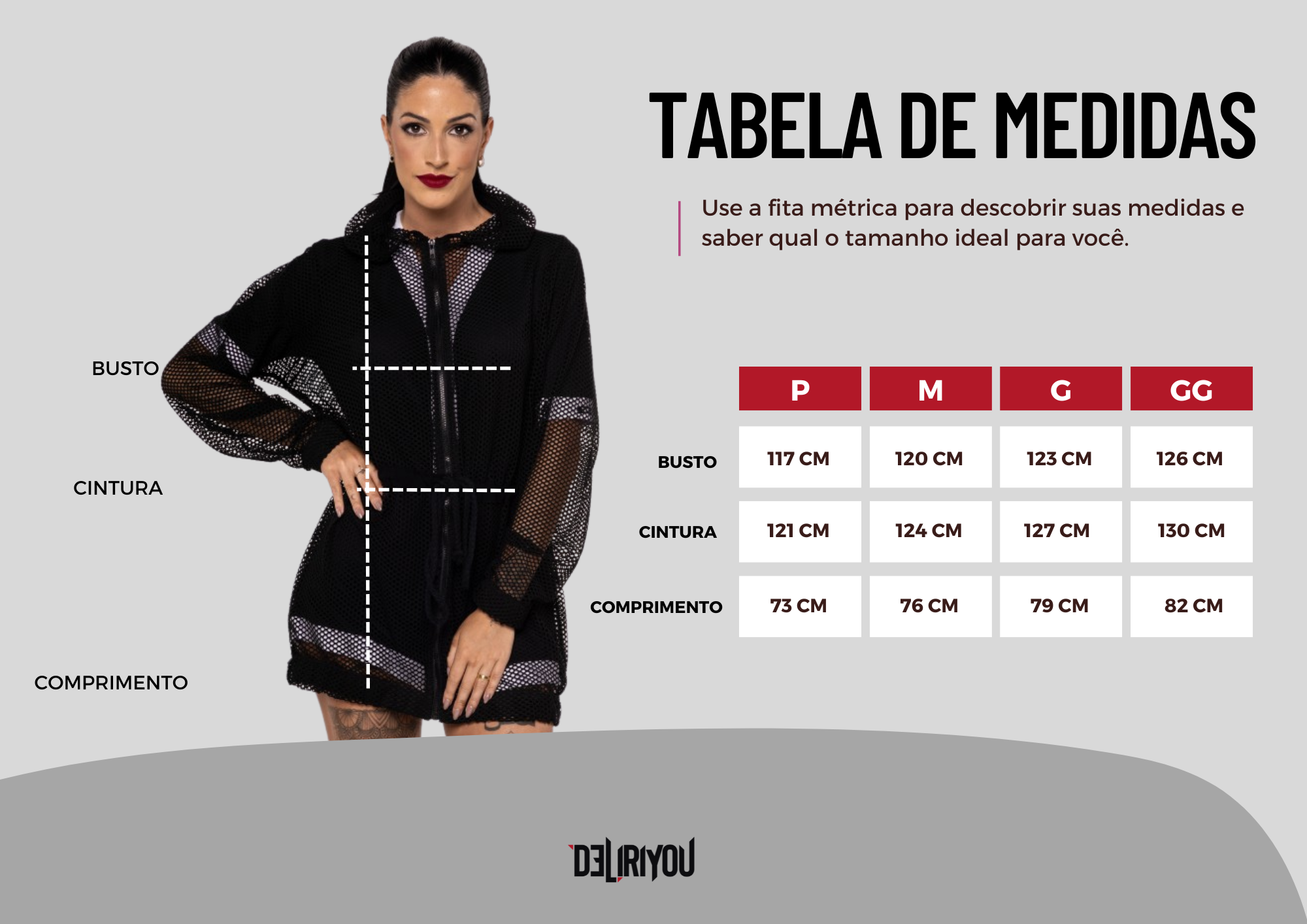 Tabela de medidas