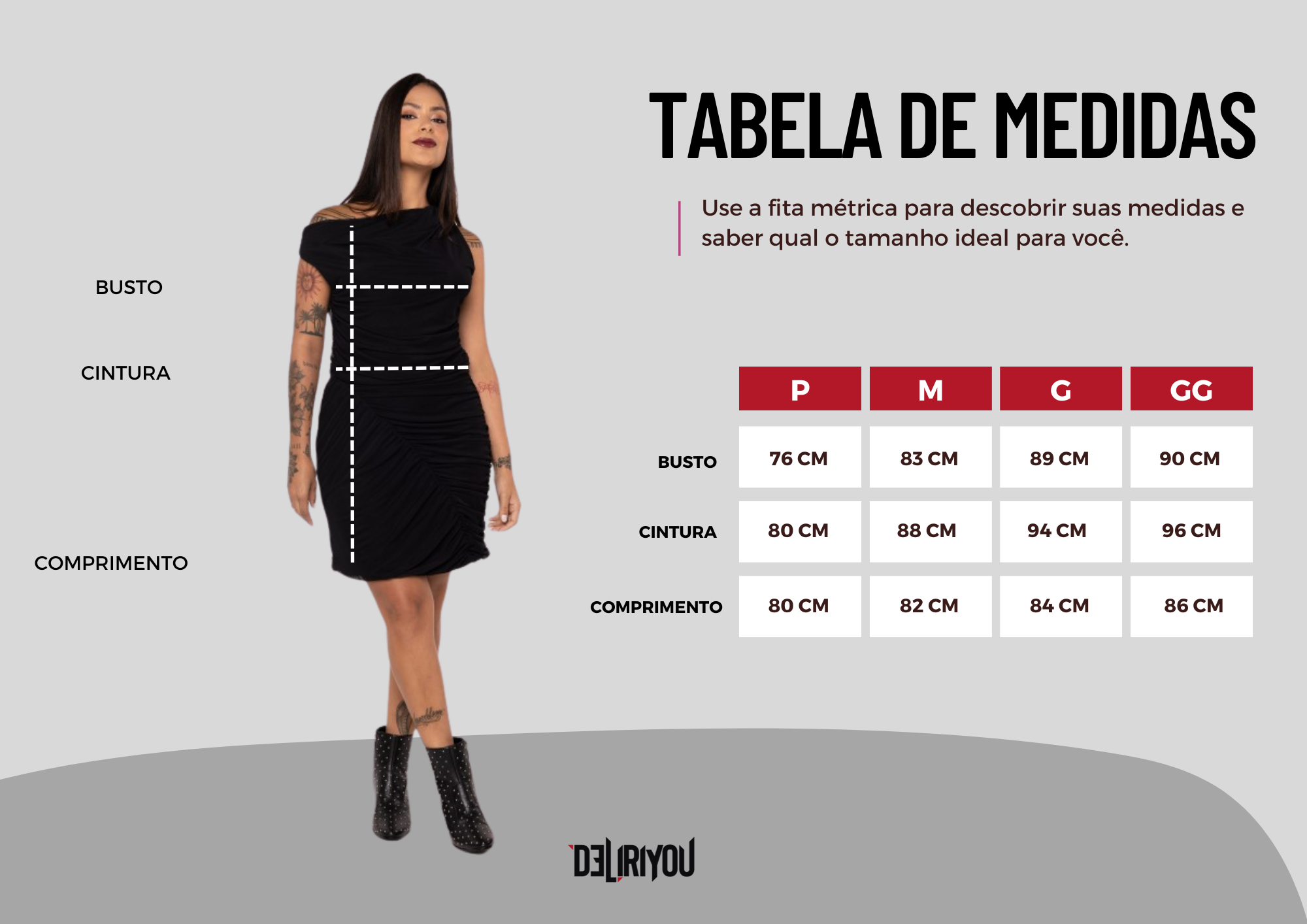 Tabela de medidas