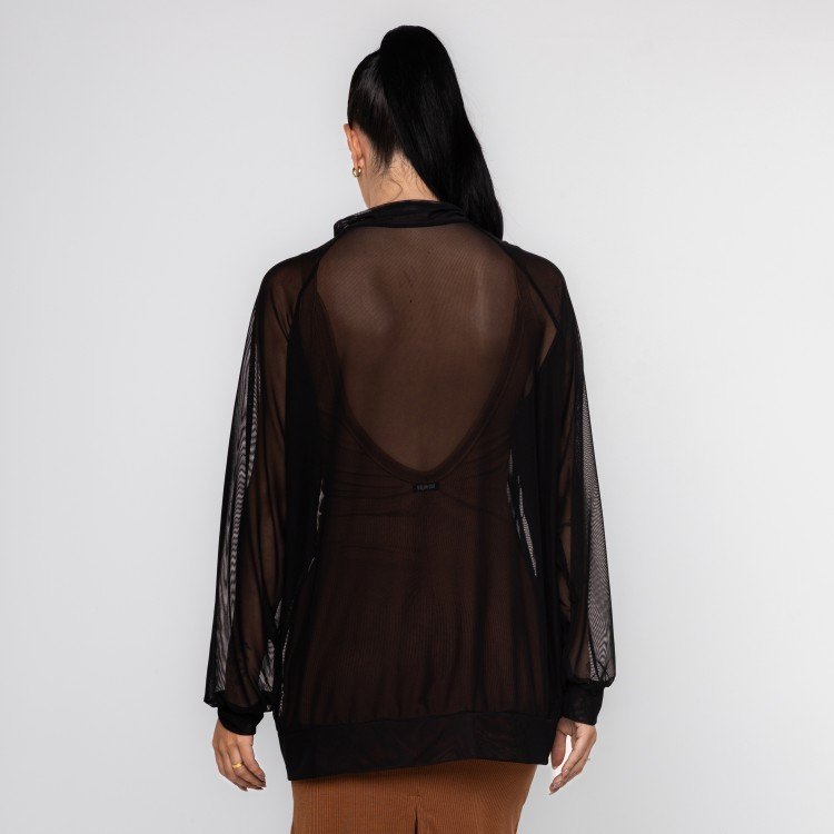 Jaqueta Bomber Tule Vision