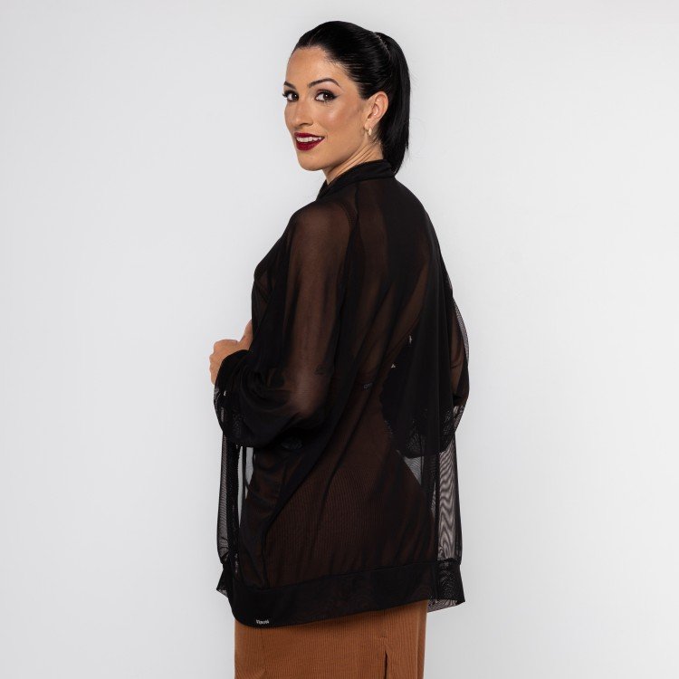 Jaqueta Bomber Tule Vision