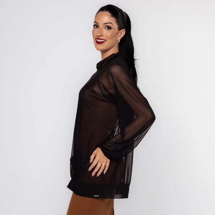 Jaqueta Bomber Tule Vision