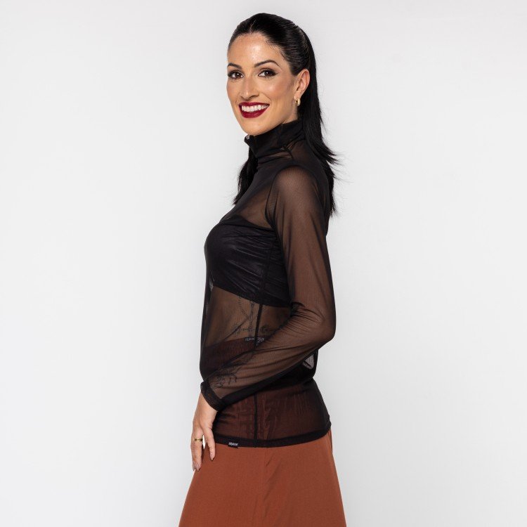 Blusa Cacharrel Tule Black