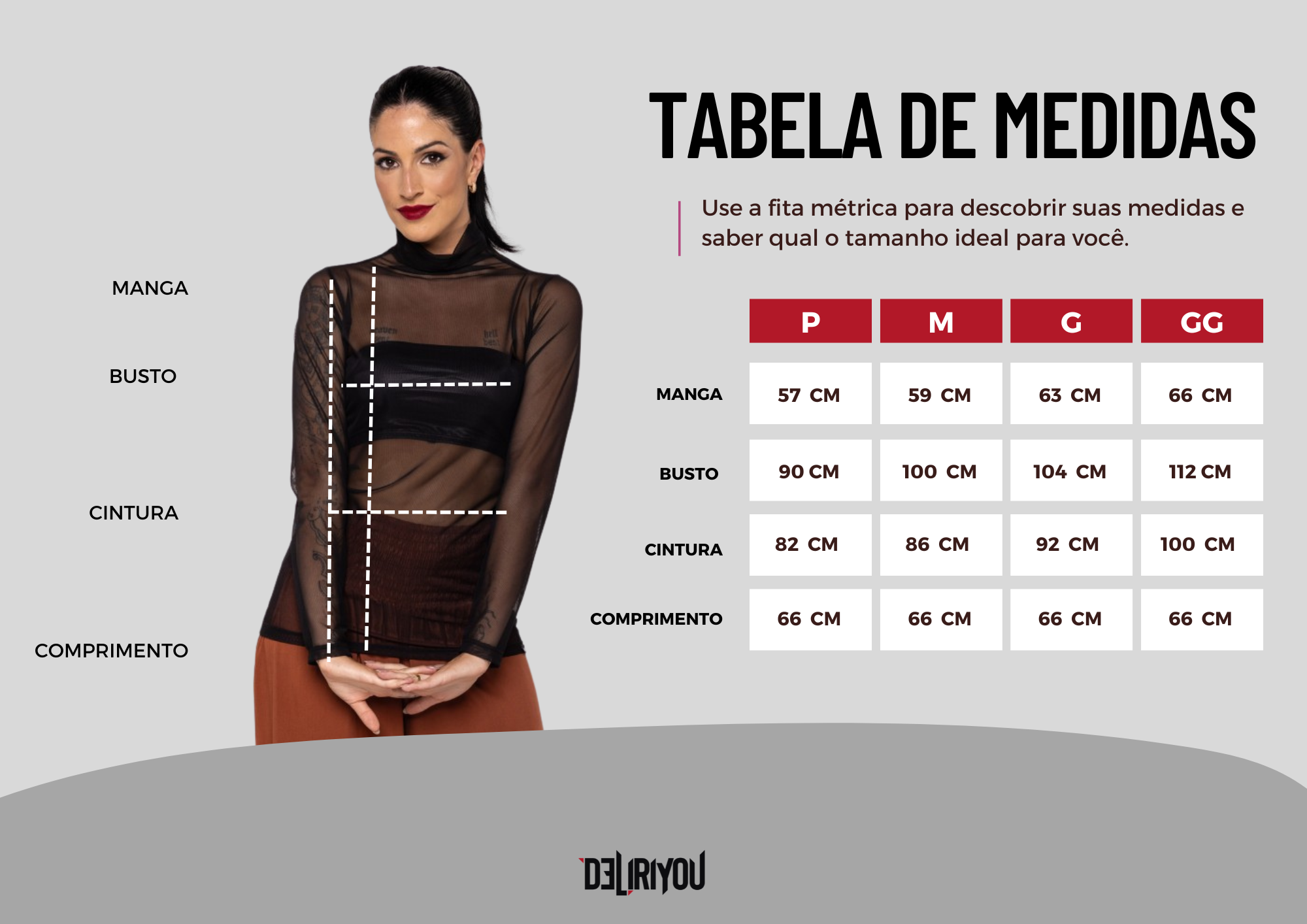 Tabela de medidas