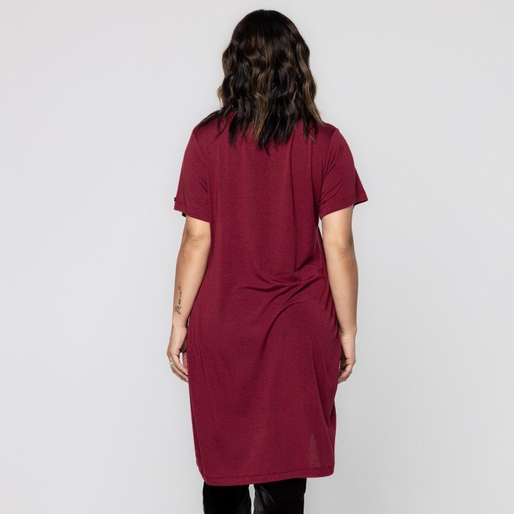 Max Blusa Vinho Transpassada
