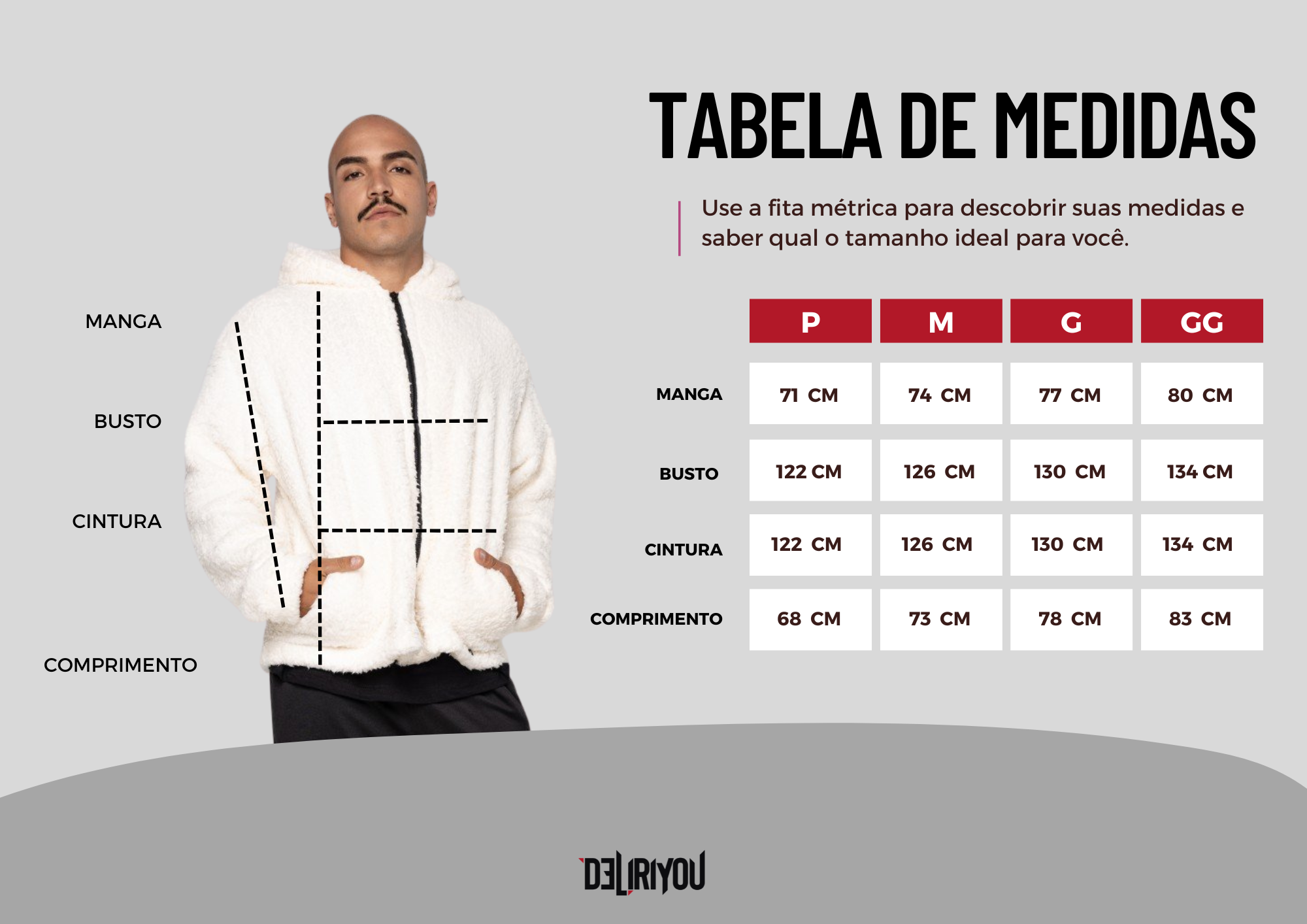 Tabela de medidas