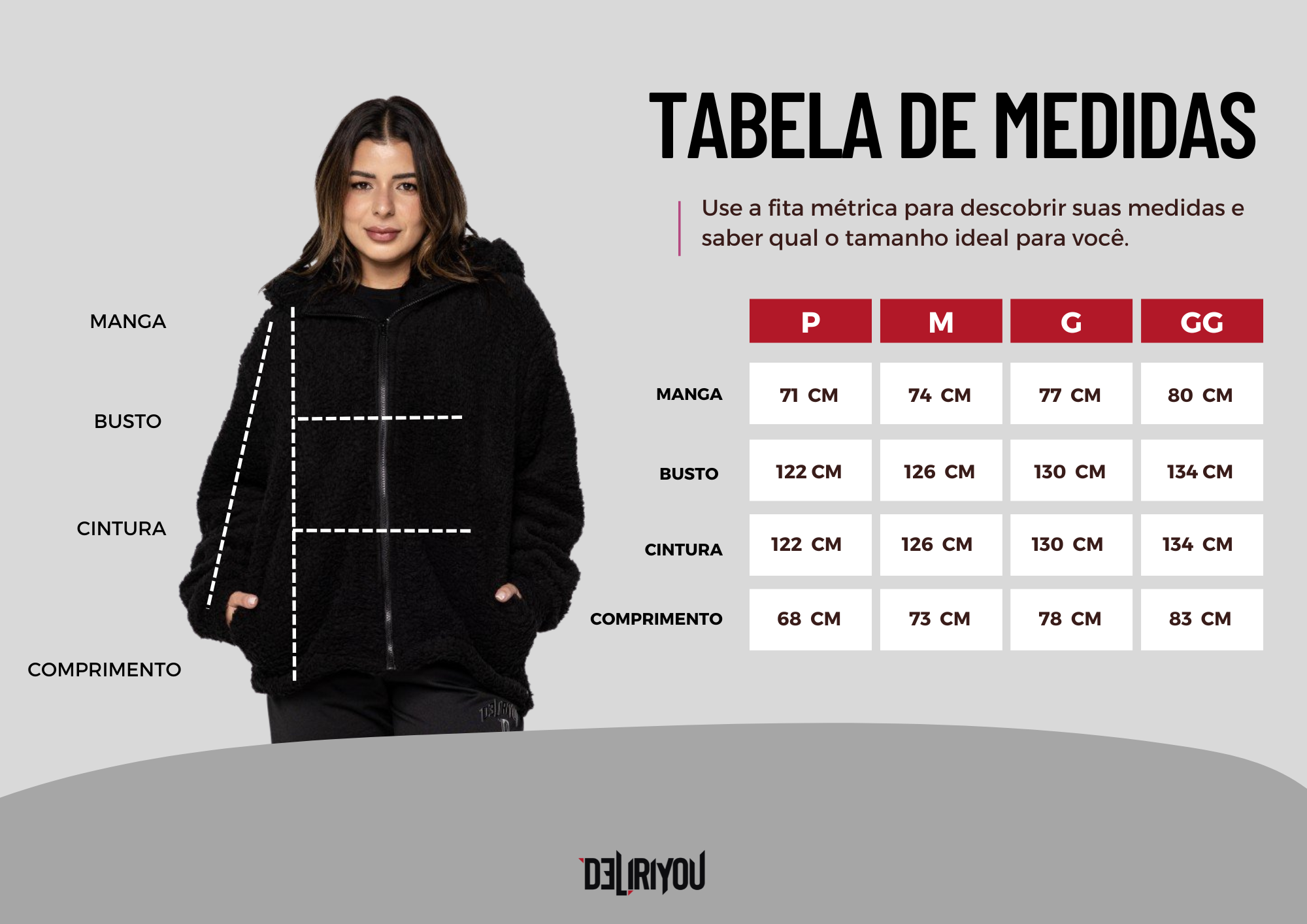 Tabela de medidas