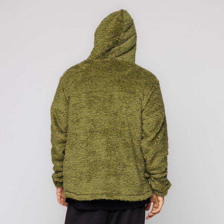 Casaco Green Teddy Com Capuz