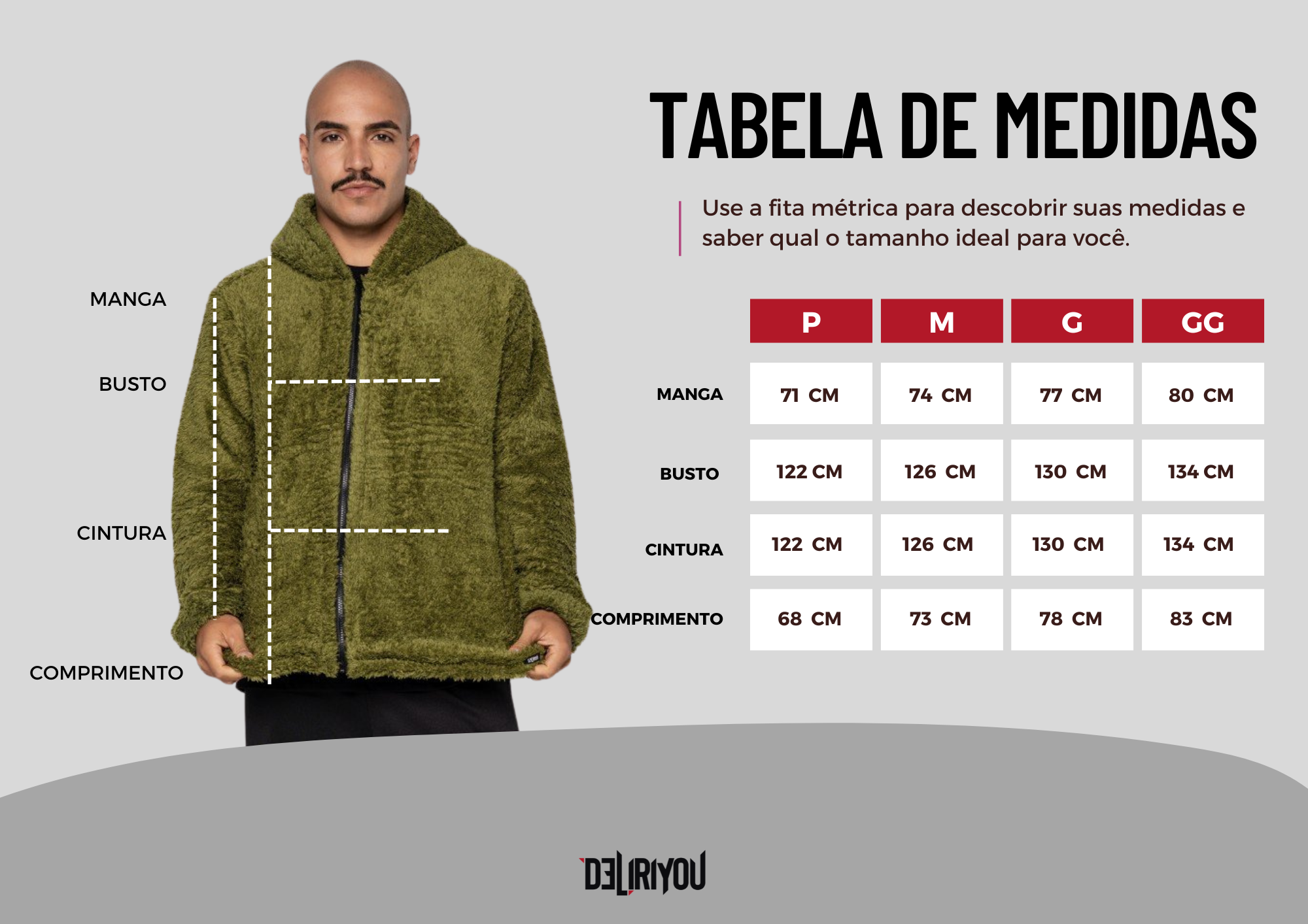 Tabela de medidas