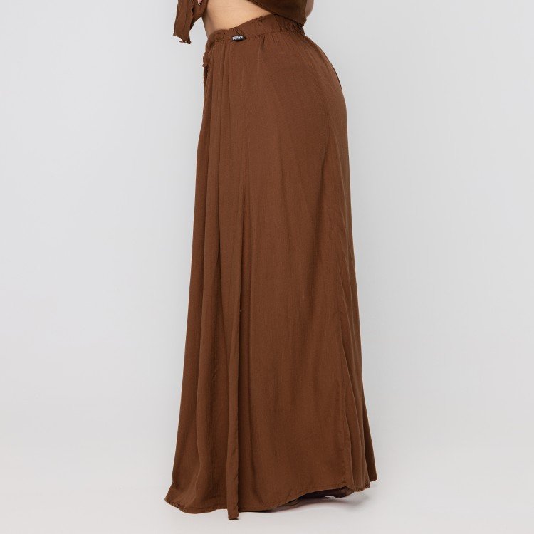 Calça Brown Ribbon Pantalona