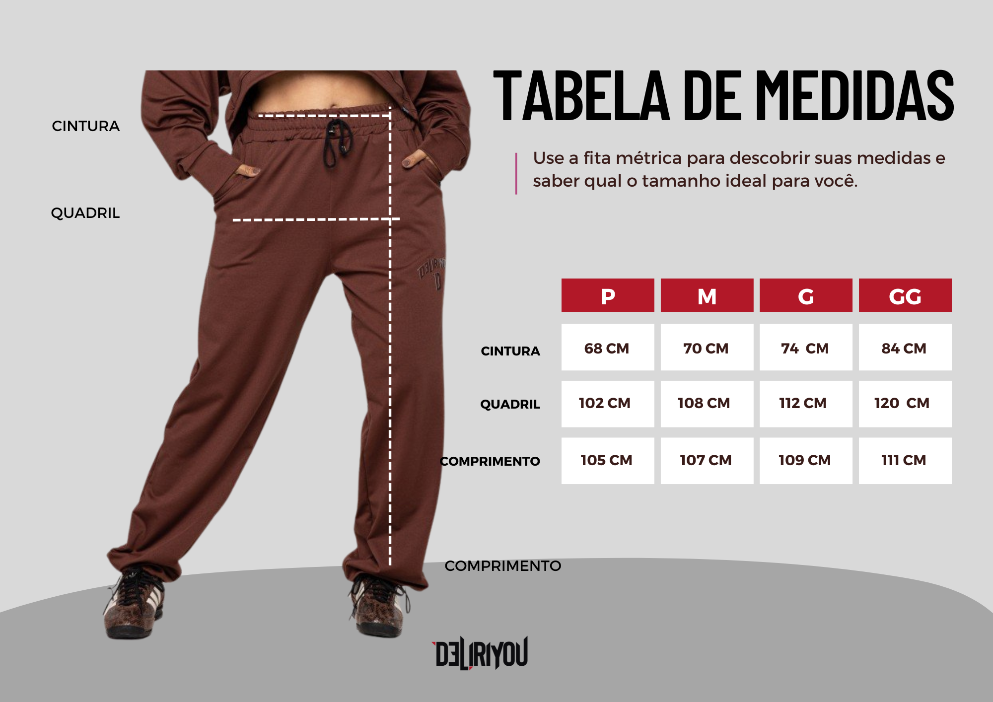 Tabela de medidas
