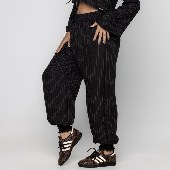 Calça Jogger Risca de Giz Black