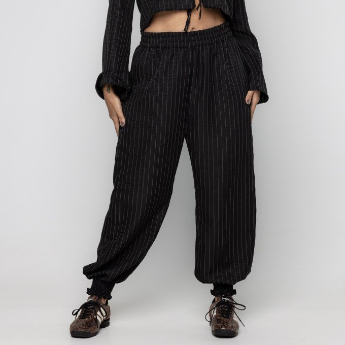 Calça Jogger Risca de Giz Black