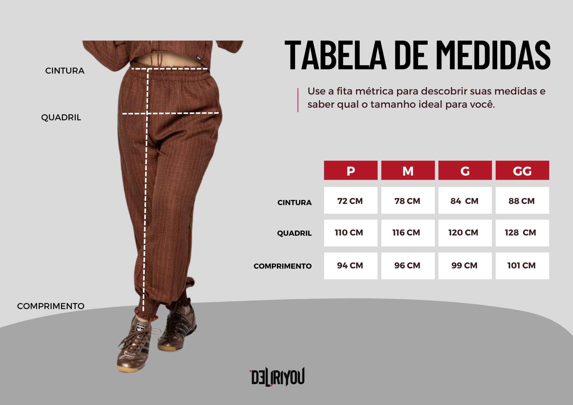 Tabela de medidas