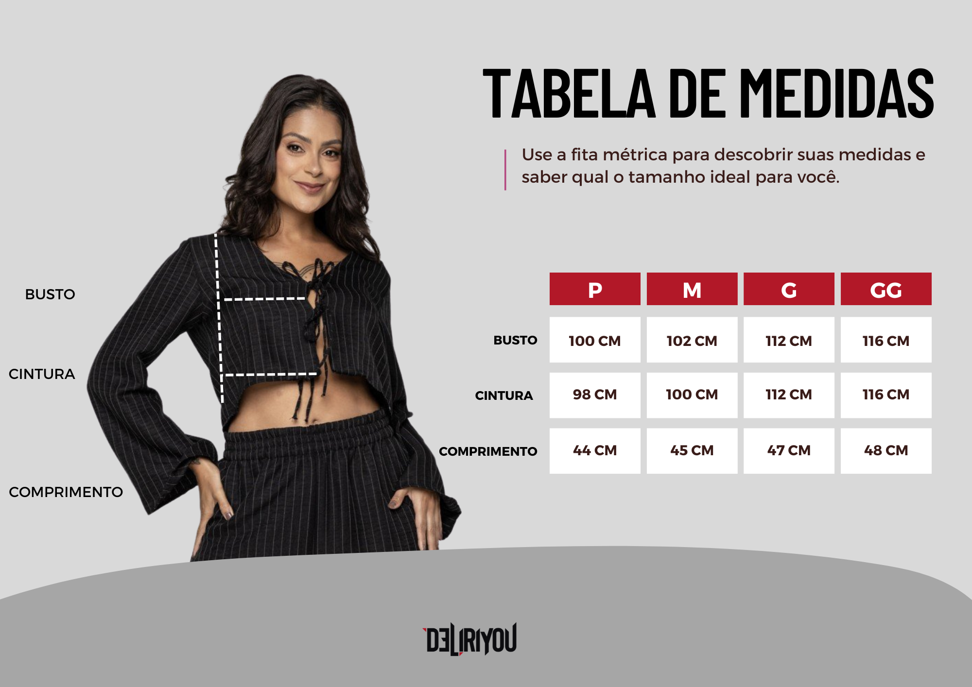 Tabela de medidas