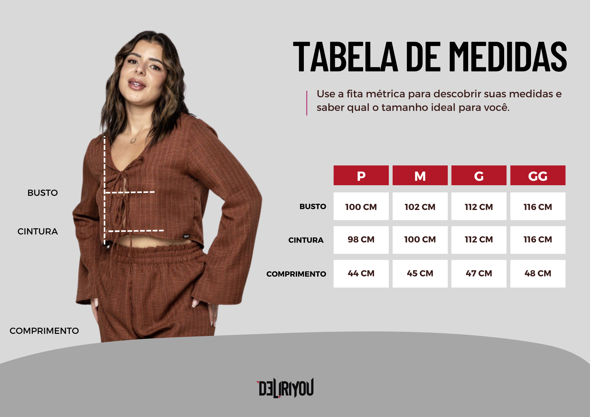 Tabela de medidas