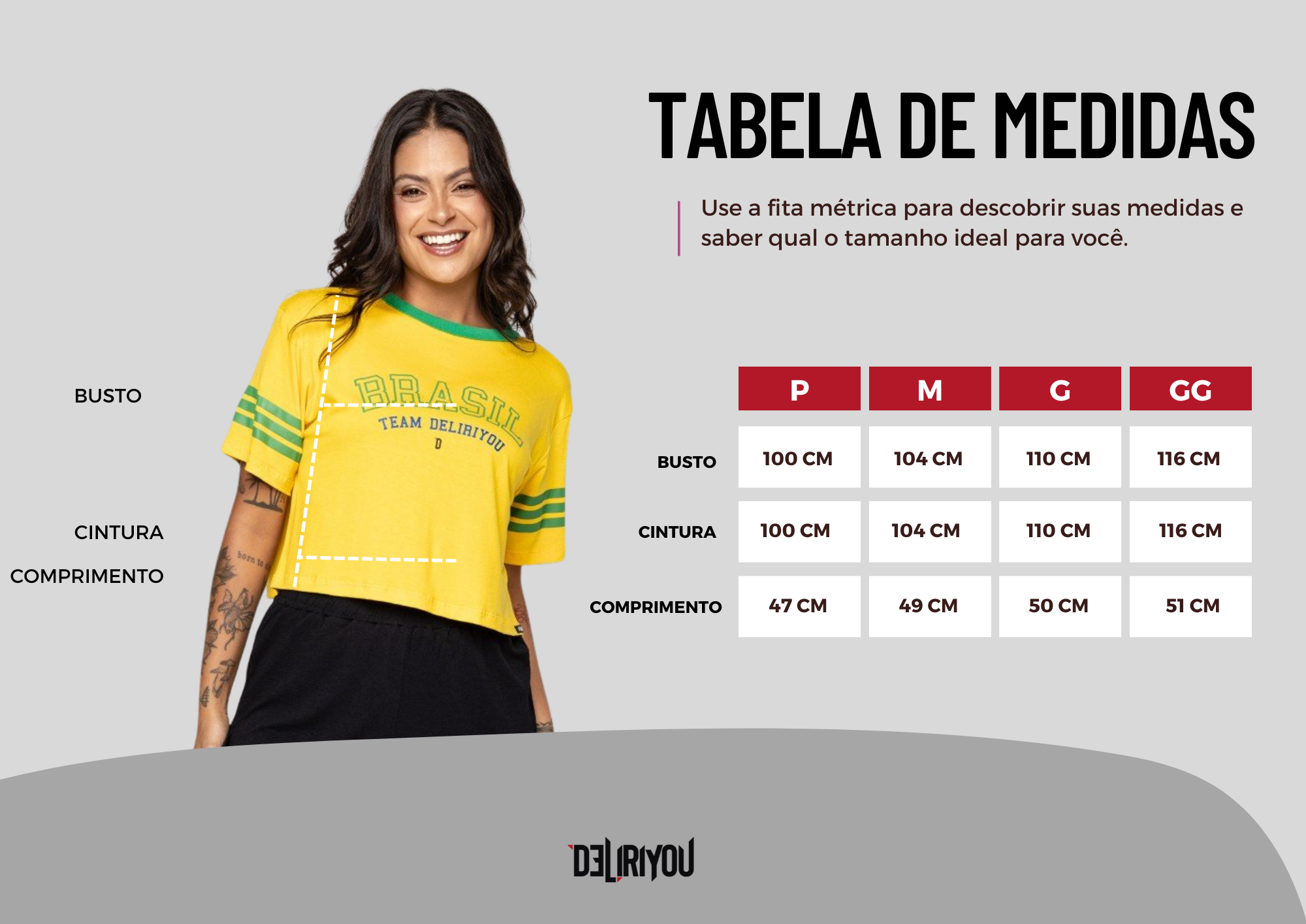 Tabela de medidas