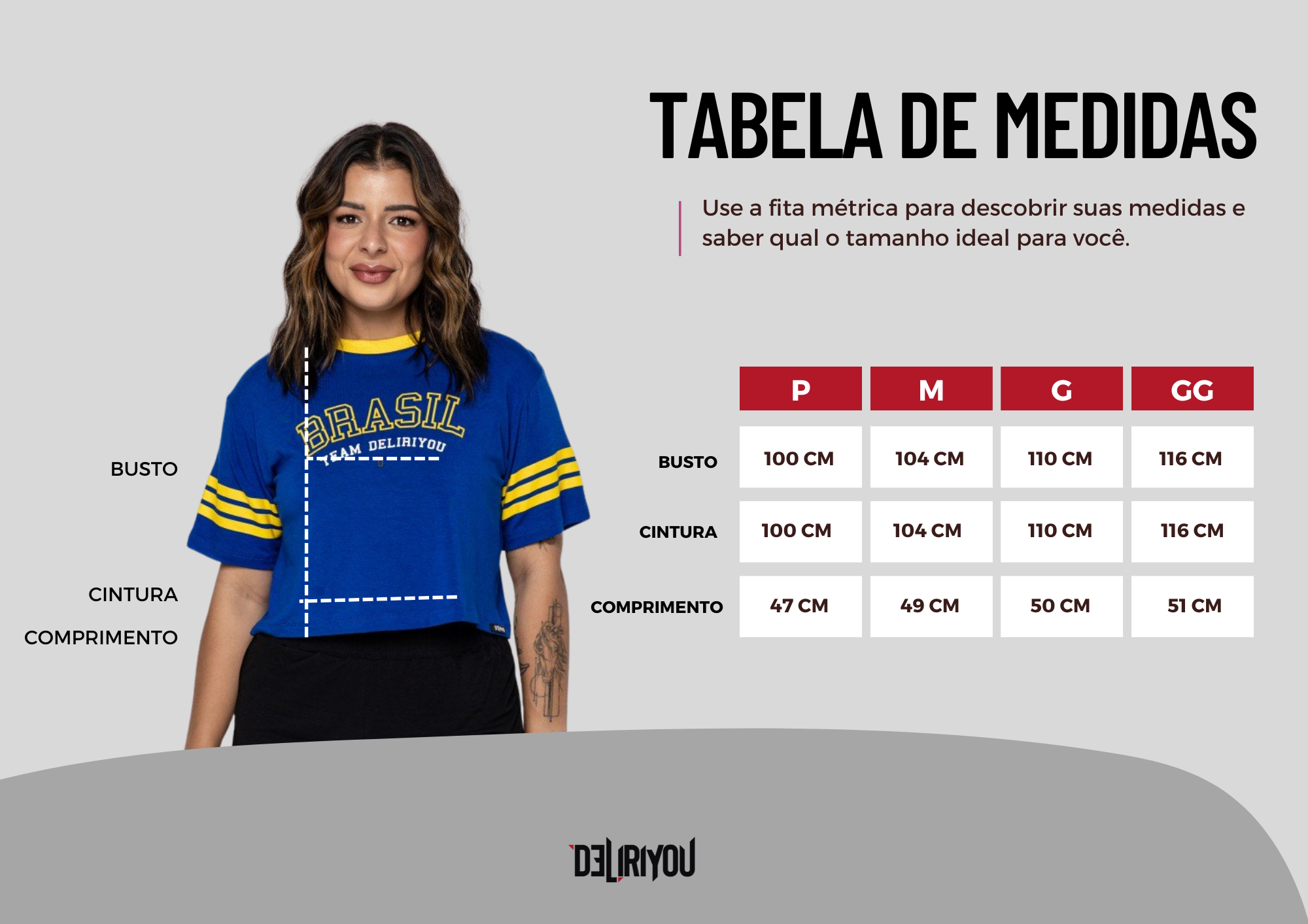 Tabela de medidas