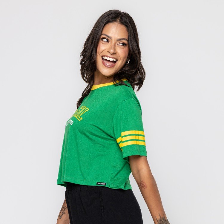 Blusa Verde Brasil Team Deliriyou
