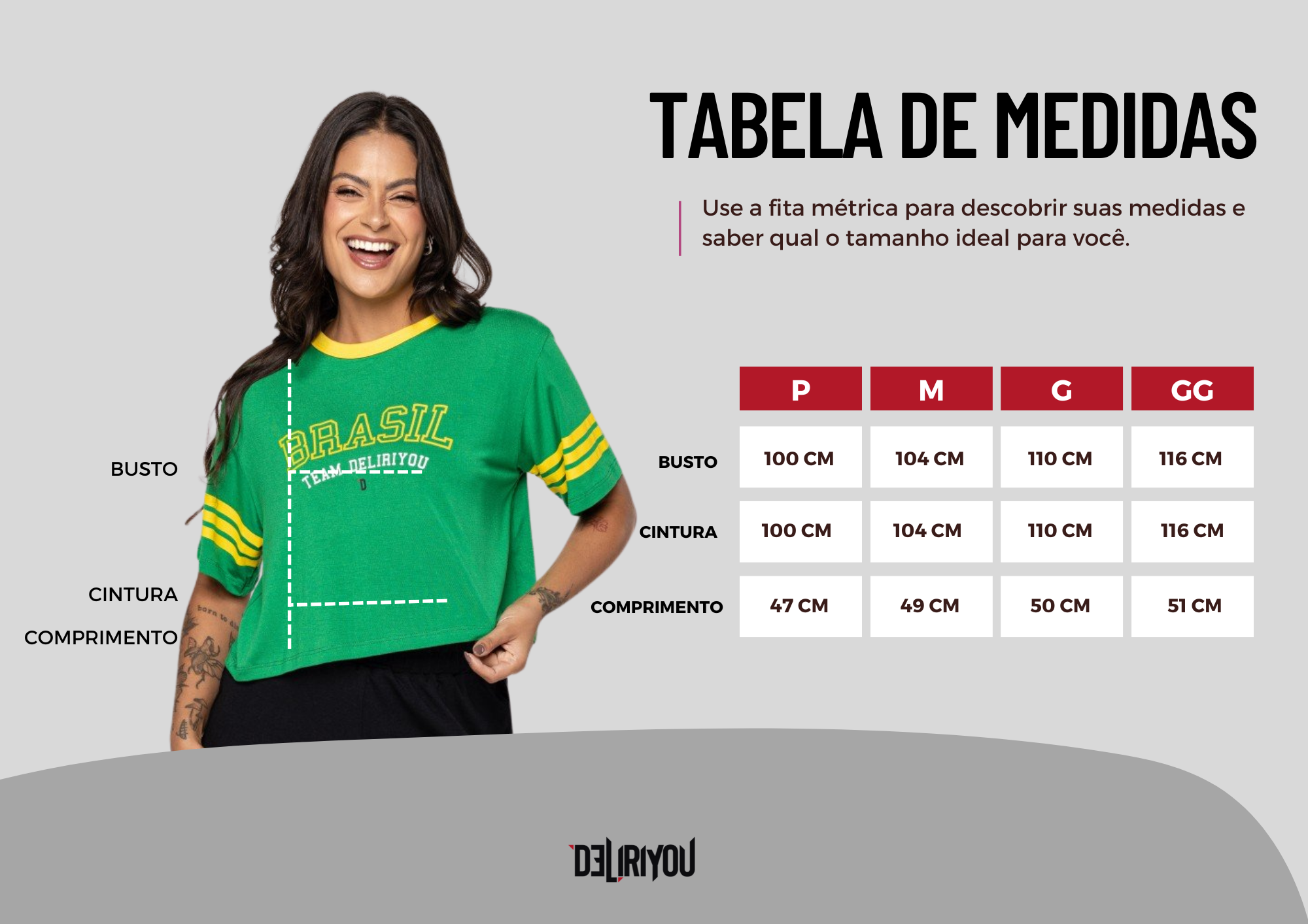 Tabela de medidas