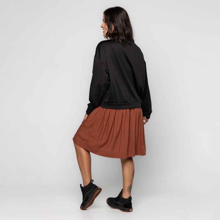 Vestido Illusion Oversized Black