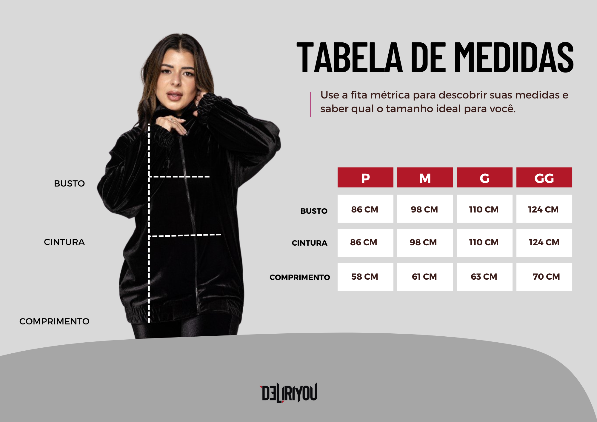 Tabela de medidas