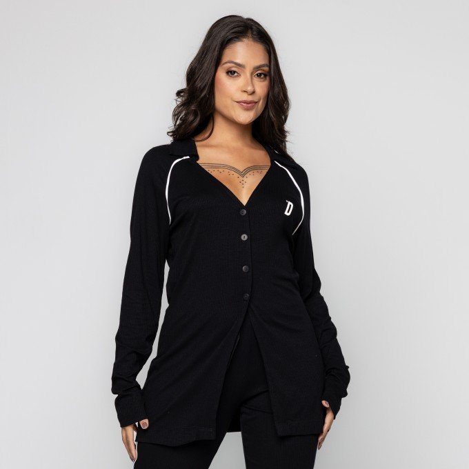 Cardigan Canelado Vivo Deliriyou