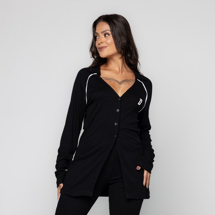 Cardigan Canelado Vivo Deliriyou