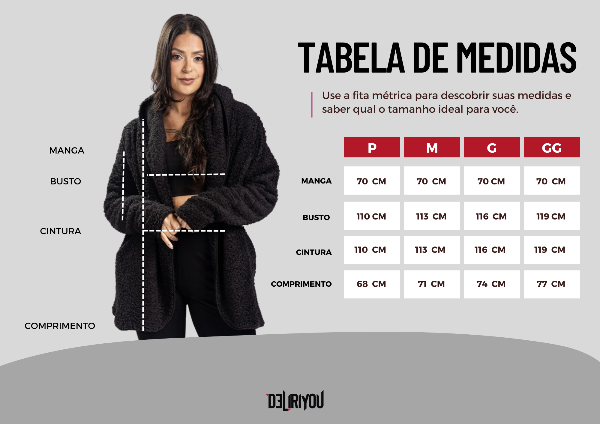Tabela de medidas