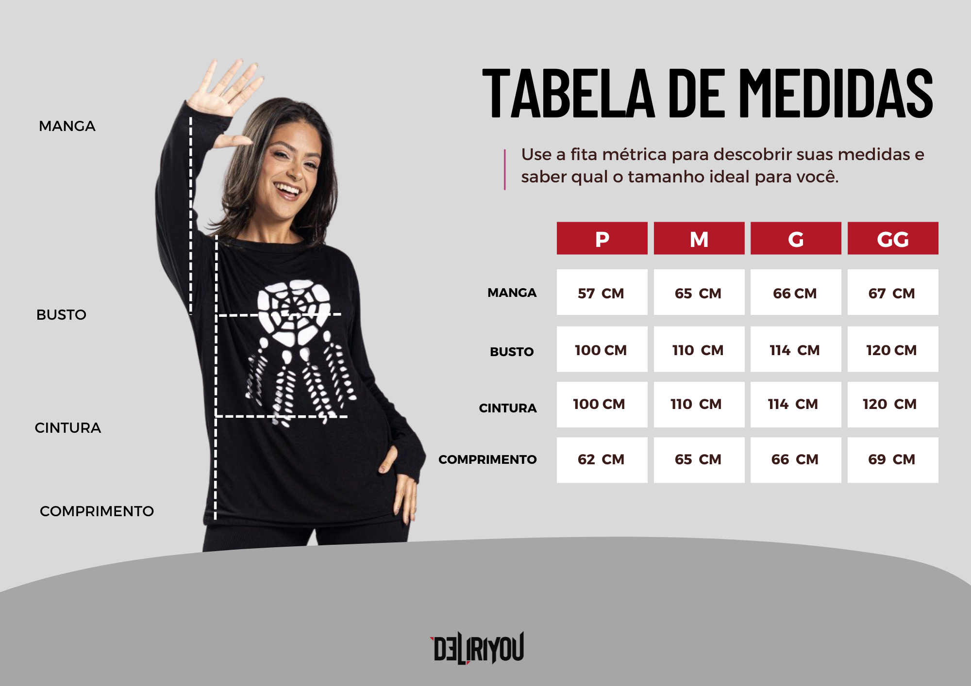 Tabela de medidas