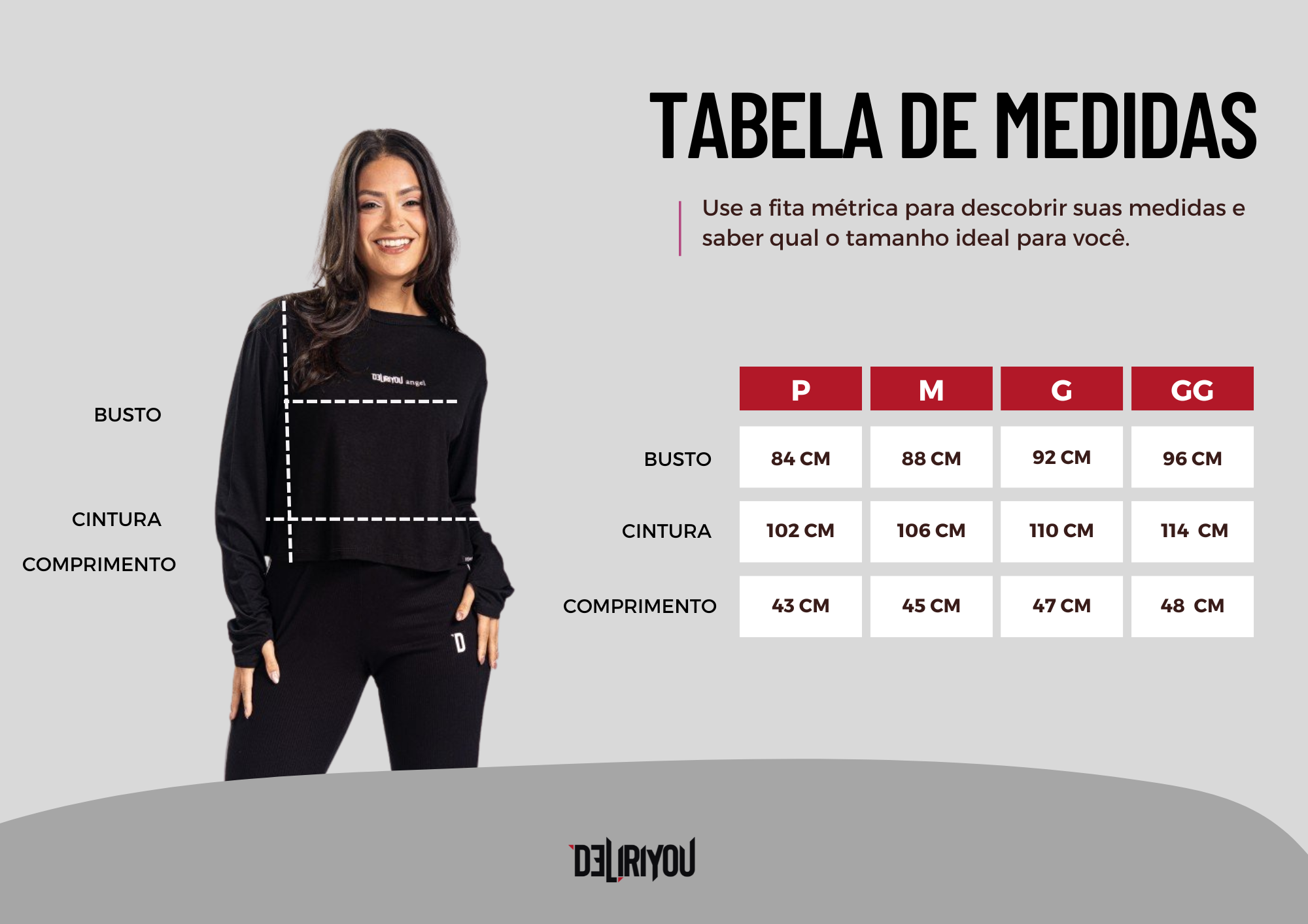 Tabela de medidas