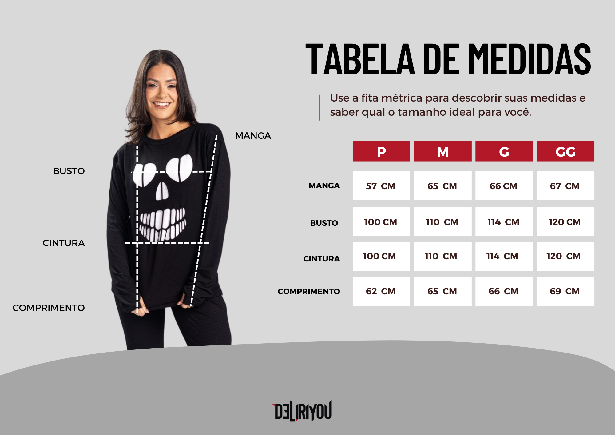 Tabela de medidas