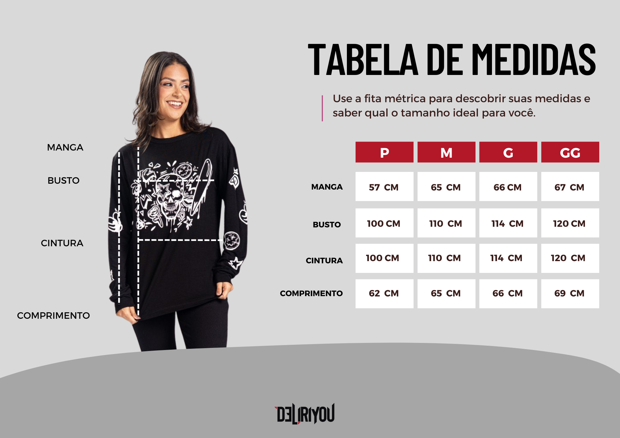 Tabela de medidas